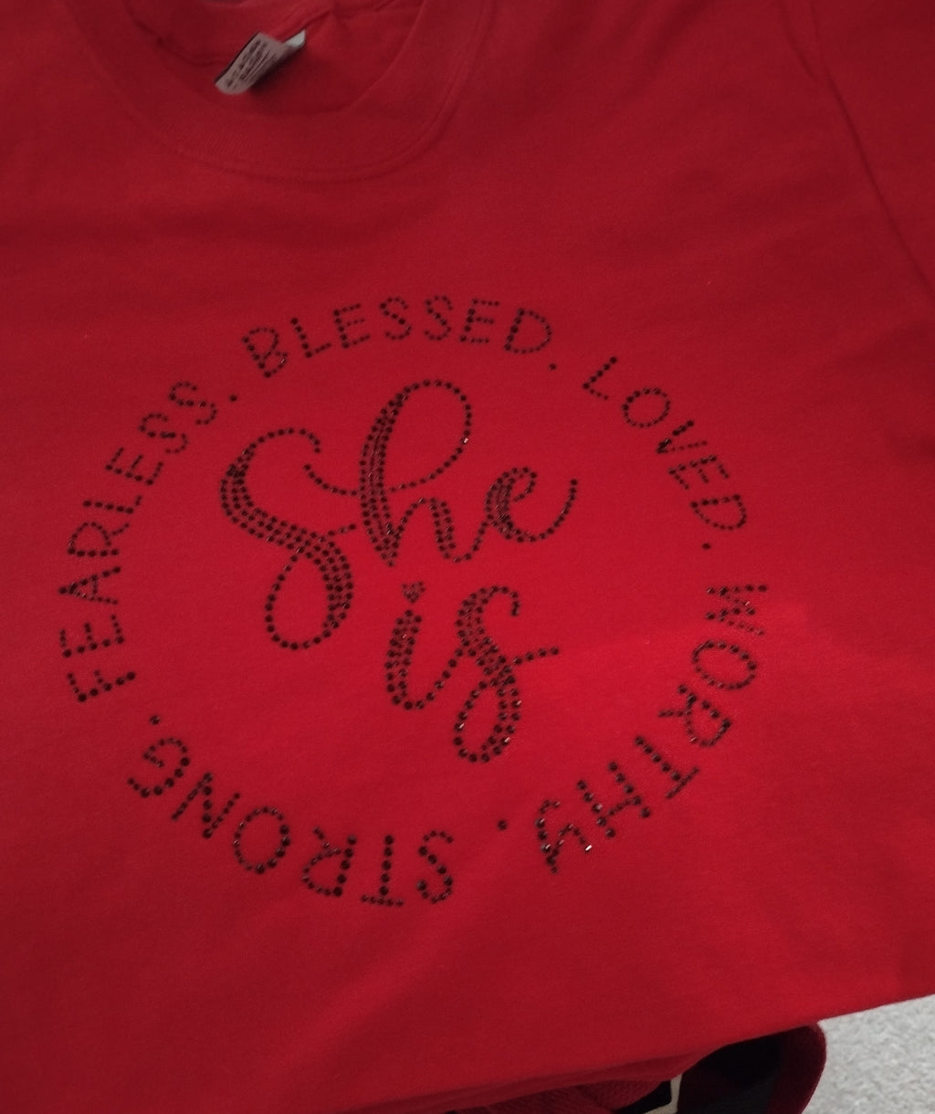 She is.......