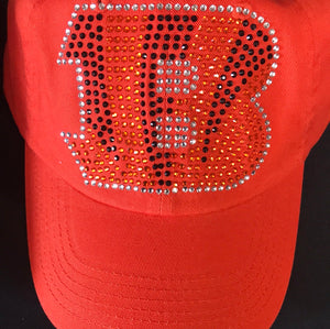 “B” stripe baseball cap