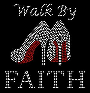 Walk by Faith-Red bottoms
